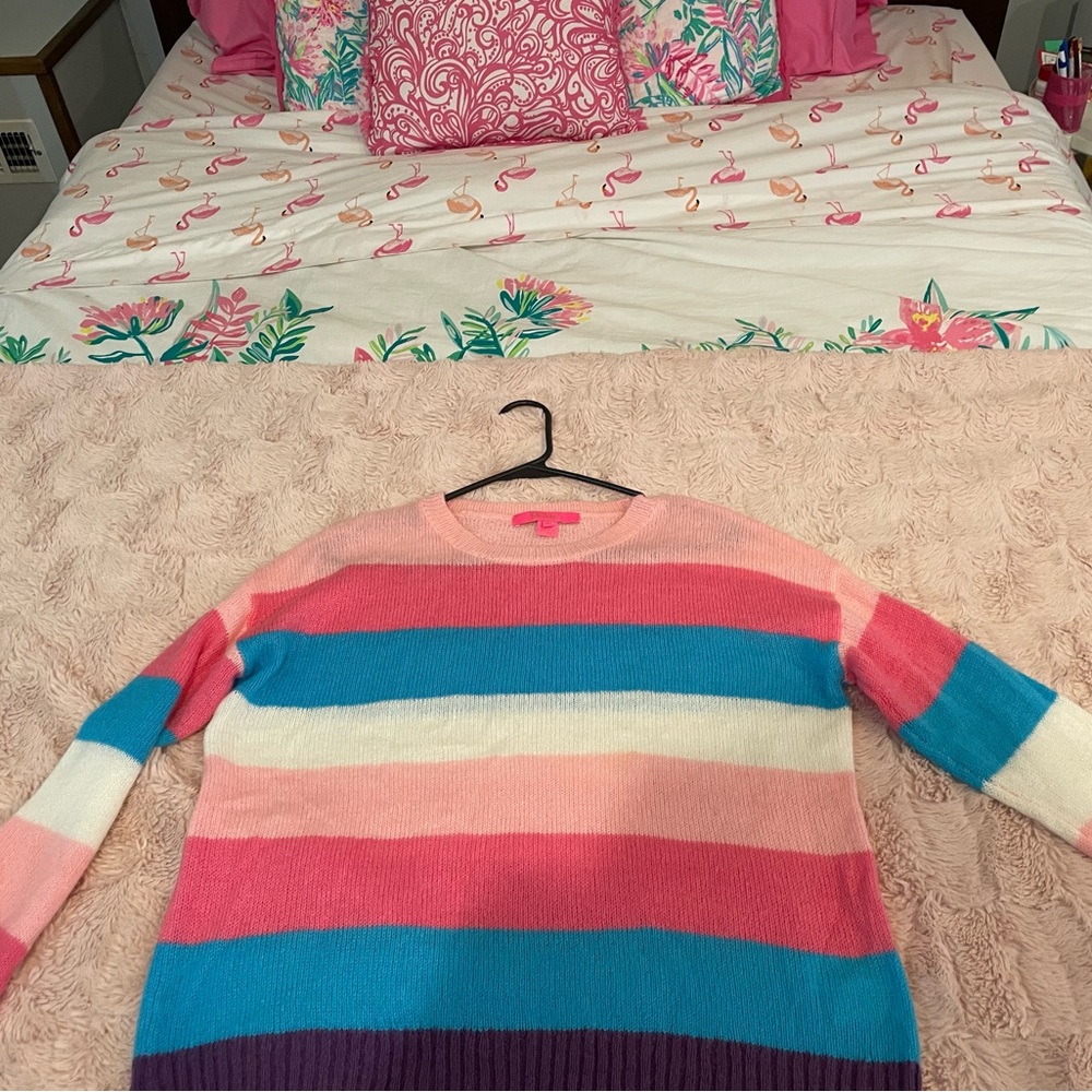 Colorful Striped Sweater Lilly Pulitzer size medium